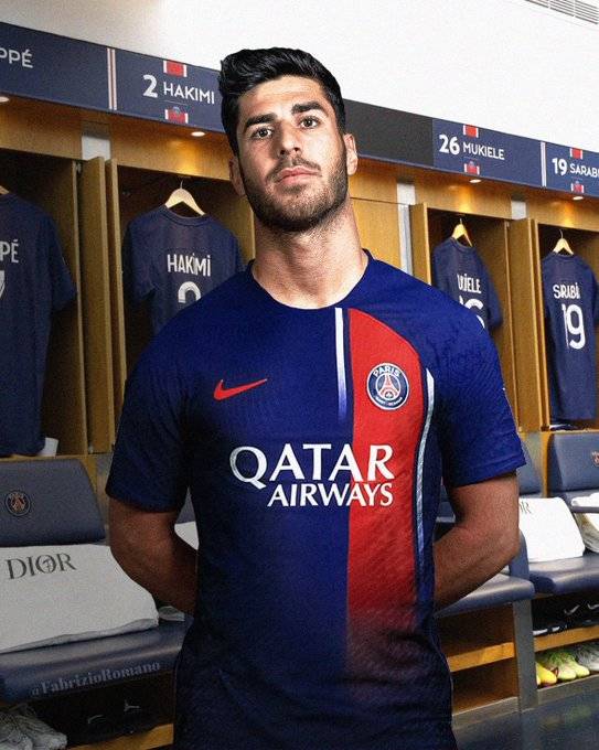 巴黎今夏首签诞生!罗马诺:阿森西奥以自由球员身份加盟 合同至2027年